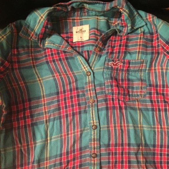 Button Through Plaid Shirt - Picture 1 of 2